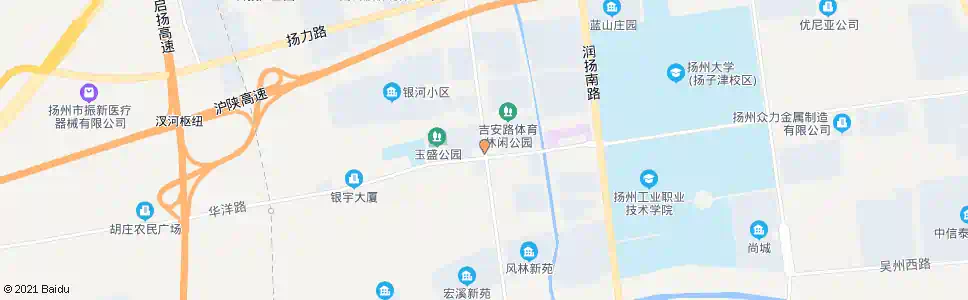 扬州吉安路_公交站地图_扬州公交_妙搜公交查询2025
