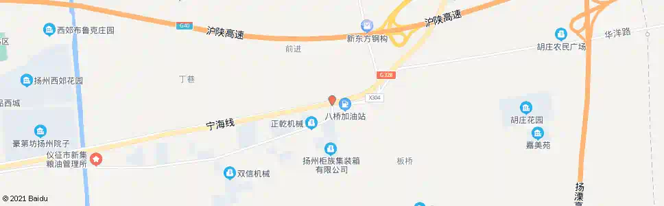 扬州八字桥_公交站地图_扬州公交_妙搜公交查询2025