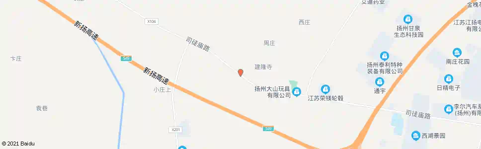 扬州东徐庄_公交站地图_扬州公交_妙搜公交查询2025