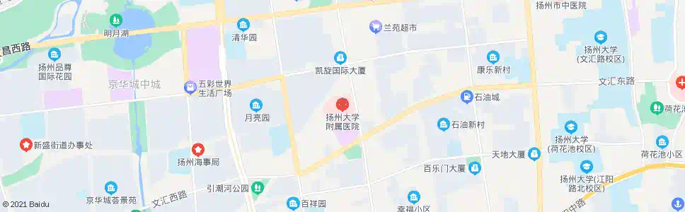 扬州西区医院_公交站地图_扬州公交_妙搜公交查询2025