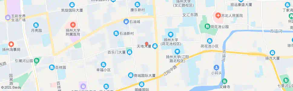 扬州南宝带小区_公交站地图_扬州公交_妙搜公交查询2025