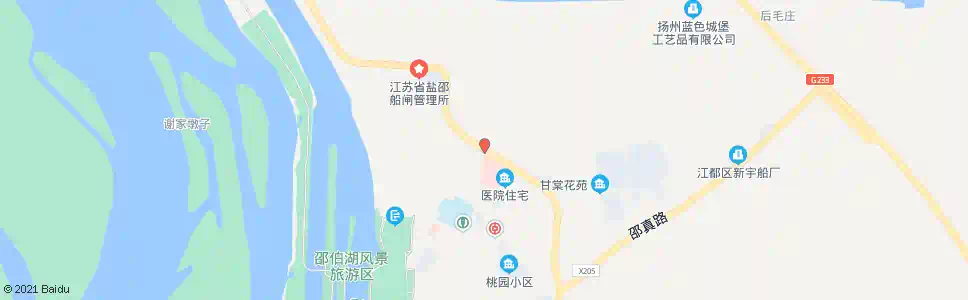 扬州邵伯油田医院_公交站地图_扬州公交_妙搜公交查询2025