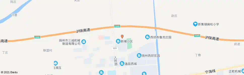 扬州新集菜场_公交站地图_扬州公交_妙搜公交查询2025