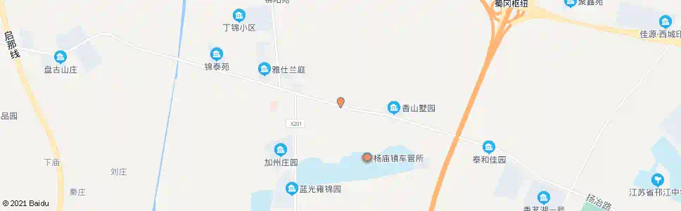 扬州杨庙苏果超市_公交站地图_扬州公交_妙搜公交查询2025