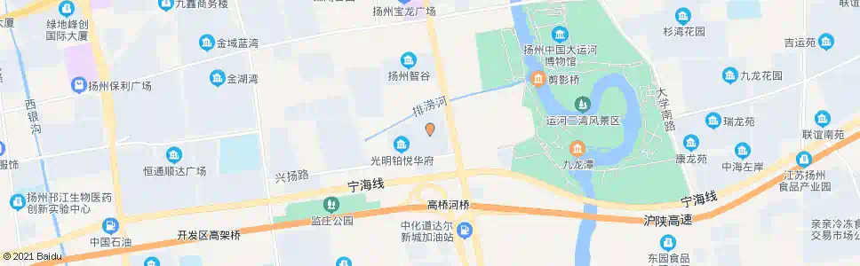 扬州华建雅筑园_公交站地图_扬州公交_妙搜公交查询2025