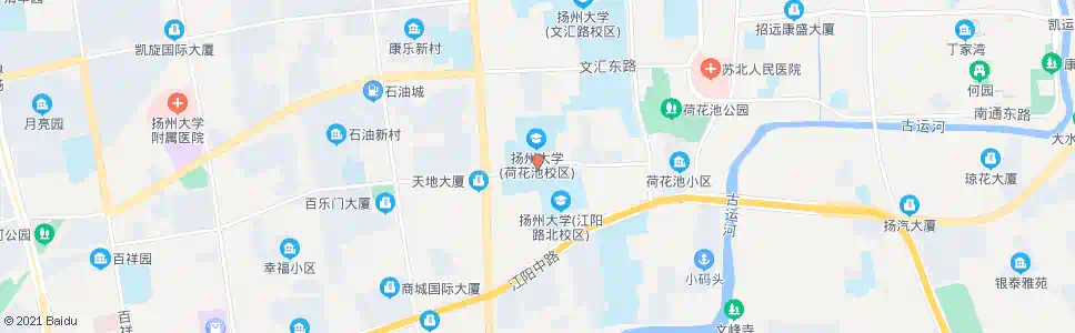 扬州江阳学院_公交站地图_扬州公交_妙搜公交查询2025