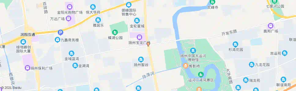 扬州交警支队(宝龙广场)_公交站地图_扬州公交_妙搜公交查询2025