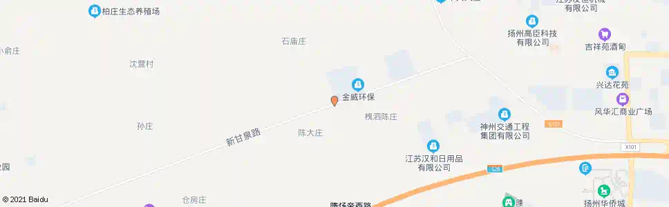 扬州金威环保科技_公交站地图_扬州公交_妙搜公交查询2025