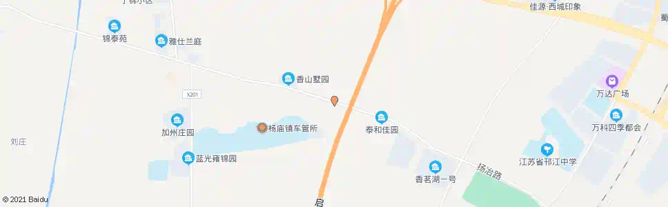 扬州杨庙二砖_公交站地图_扬州公交_妙搜公交查询2025