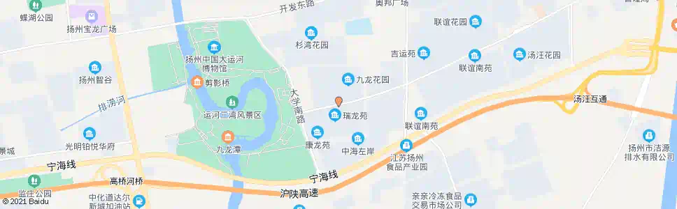 扬州九龙花园_公交站地图_扬州公交_妙搜公交查询2025