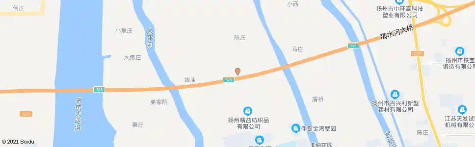 扬州金田村_公交站地图_扬州公交_妙搜公交查询2025