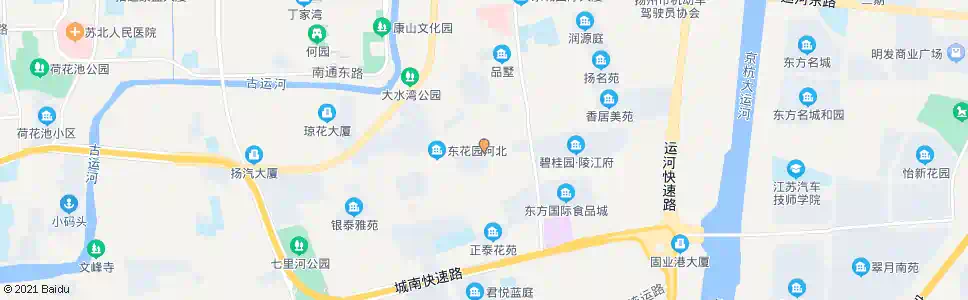 扬州东方丽景_公交站地图_扬州公交_妙搜公交查询2025