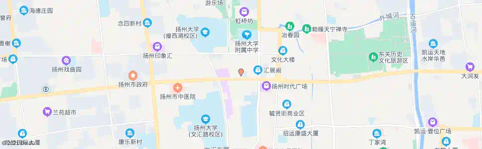 扬州汇银家电_公交站地图_扬州公交_妙搜公交查询2025
