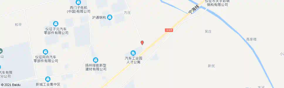 扬州天越大道_公交站地图_扬州公交_妙搜公交查询2025
