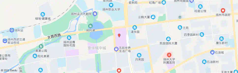 扬州京华城西_公交站地图_扬州公交_妙搜公交查询2025
