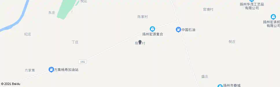 扬州裔家村_公交站地图_扬州公交_妙搜公交查询2025