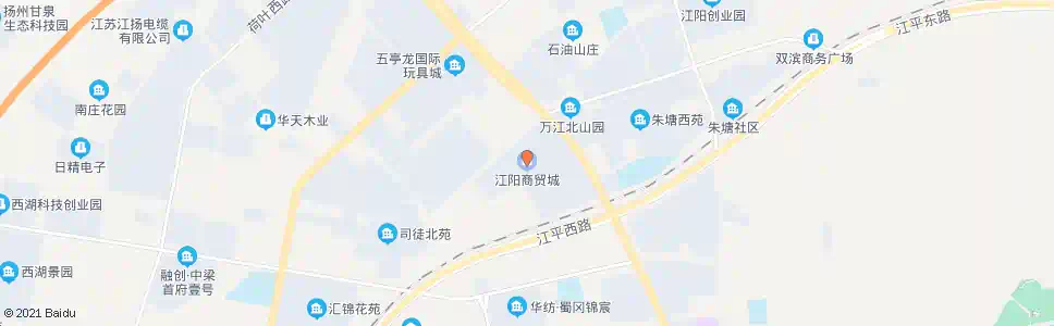 扬州江阳商贸城_公交站地图_扬州公交_妙搜公交查询2025