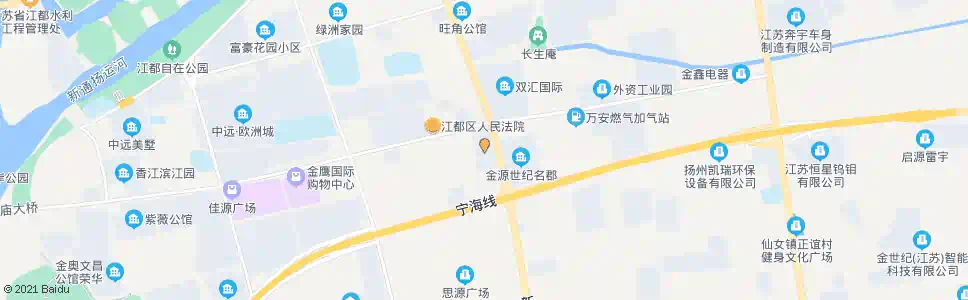 扬州建盈御景花园_公交站地图_扬州公交_妙搜公交查询2025
