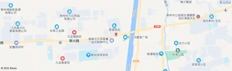 扬州海陵大桥西_公交站地图_扬州公交_妙搜公交查询2025