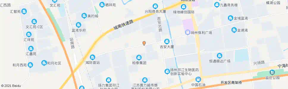扬州开发西路祥园路_公交站地图_扬州公交_妙搜公交查询2025