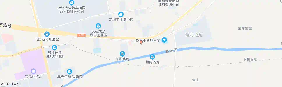 扬州新城_公交站地图_扬州公交_妙搜公交查询2025