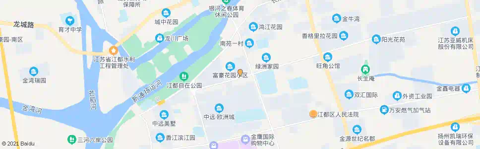 扬州鸿基现代城_公交站地图_扬州公交_妙搜公交查询2025