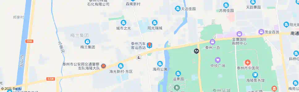 扬州泰州客运西站_公交站地图_扬州公交_妙搜公交查询2025