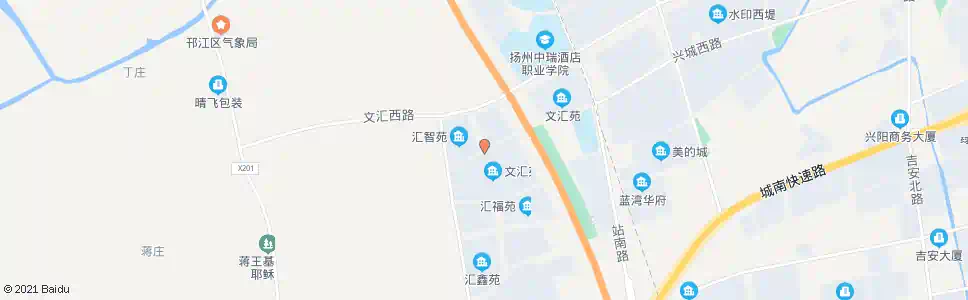 扬州文汇苑C区_公交站地图_扬州公交_妙搜公交查询2025