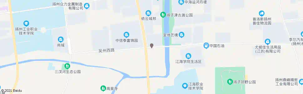扬州吴州大桥西_公交站地图_扬州公交_妙搜公交查询2025