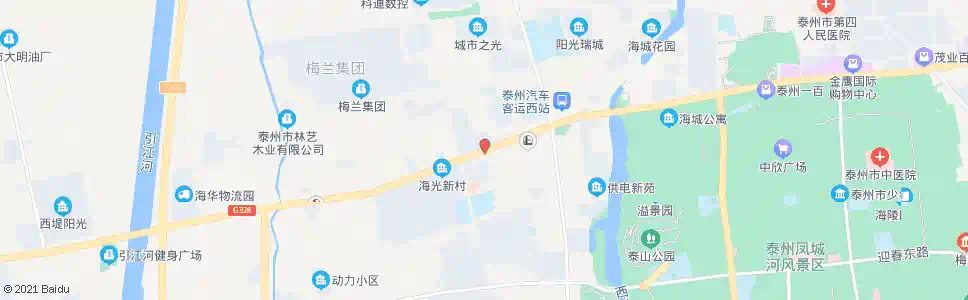 扬州海光新村北_公交站地图_扬州公交_妙搜公交查询2025