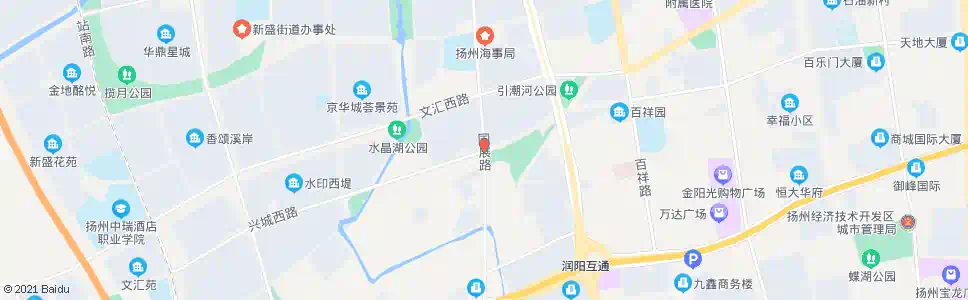 扬州兴城西路_公交站地图_扬州公交_妙搜公交查询2025