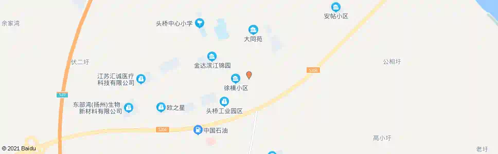 扬州大同村_公交站地图_扬州公交_妙搜公交查询2025