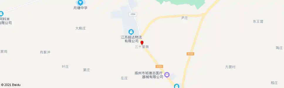扬州三十里墩_公交站地图_扬州公交_妙搜公交查询2025
