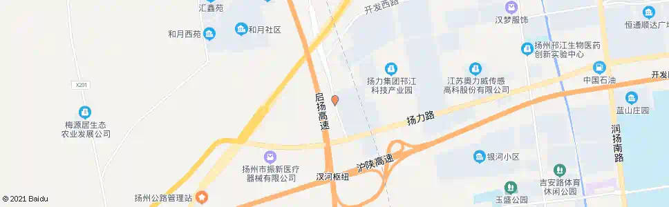 扬州联澳公司_公交站地图_扬州公交_妙搜公交查询2025