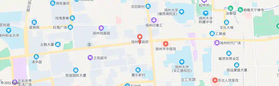 扬州老干部局_公交站地图_扬州公交_妙搜公交查询2025