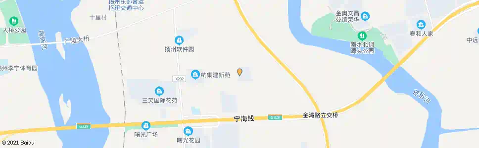 扬州建新东苑_公交站地图_扬州公交_妙搜公交查询2025