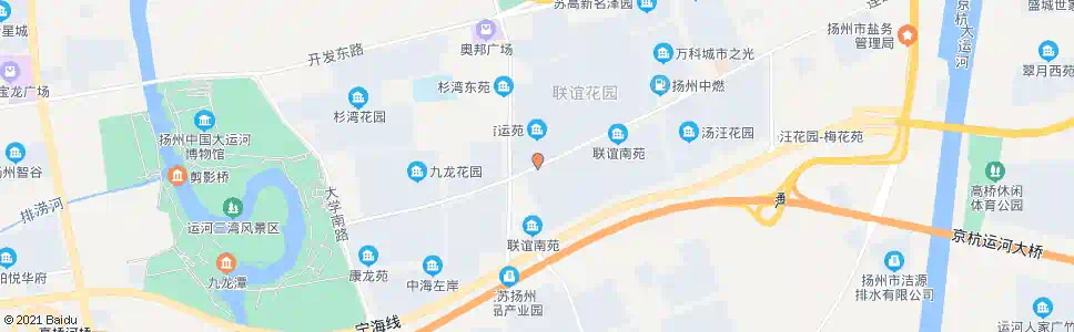 扬州连运路渡江南路_公交站地图_扬州公交_妙搜公交查询2025