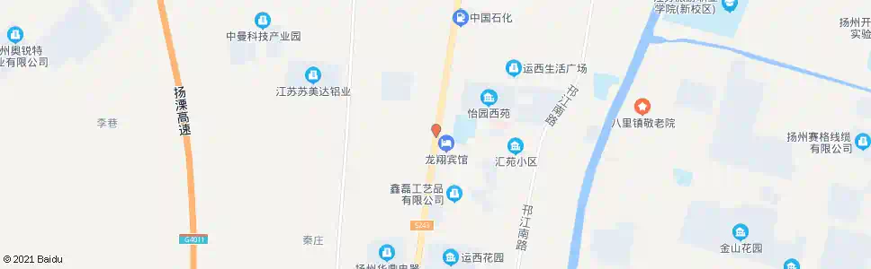 扬州运西_公交站地图_扬州公交_妙搜公交查询2025