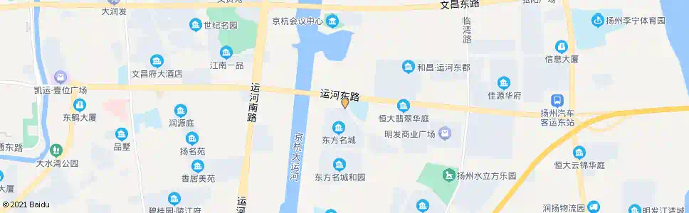 扬州东方超市_公交站地图_扬州公交_妙搜公交查询2025