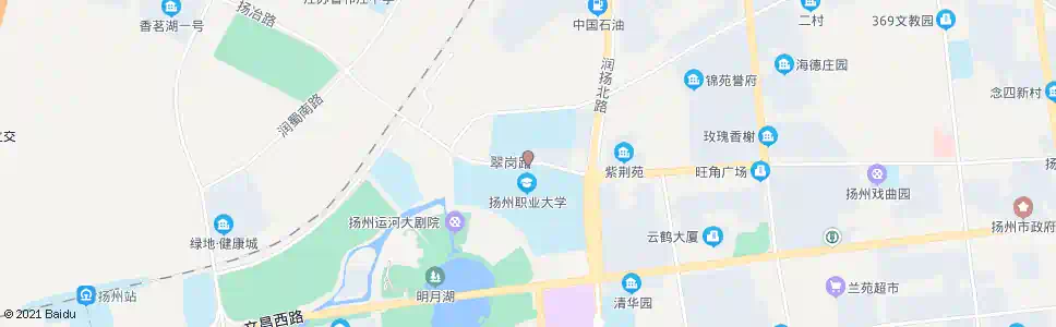 扬州扬州职大_公交站地图_扬州公交_妙搜公交查询2025