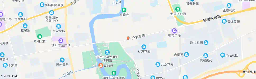扬州开发东路杉湾路_公交站地图_扬州公交_妙搜公交查询2025