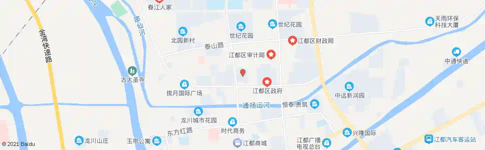 扬州工艺小区_公交站地图_扬州公交_妙搜公交查询2025