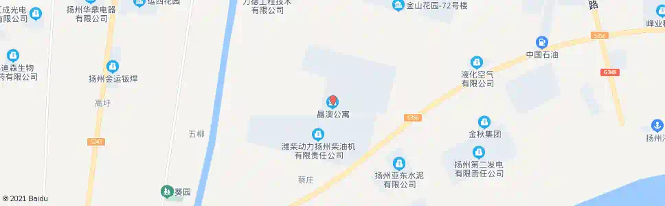 扬州晶澳公司宿舍_公交站地图_扬州公交_妙搜公交查询2025
