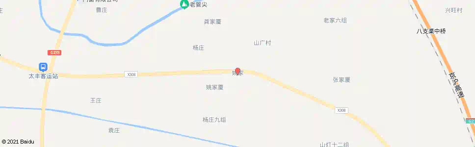 扬州姚家村_公交站地图_扬州公交_妙搜公交查询2025