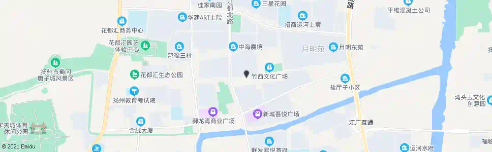 扬州瘦西湖景苑_公交站地图_扬州公交_妙搜公交查询2025