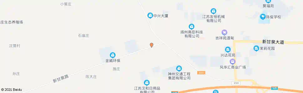 扬州新甘泉路扬菱路_公交站地图_扬州公交_妙搜公交查询2025