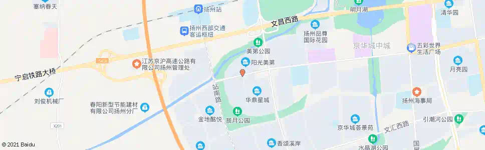 扬州华鼎星城_公交站地图_扬州公交_妙搜公交查询2025