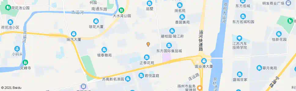 扬州东花园泵站_公交站地图_扬州公交_妙搜公交查询2025