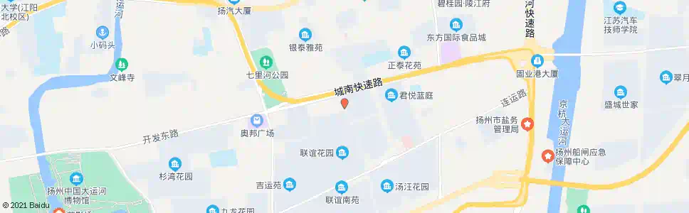 扬州联谊路(南)_公交站地图_扬州公交_妙搜公交查询2025