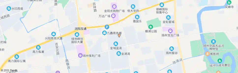 扬州康桥花园_公交站地图_扬州公交_妙搜公交查询2025